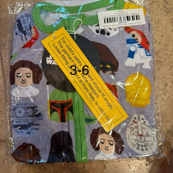 Little Sleepies Star Wars legends of the galaxy zippy 3-6